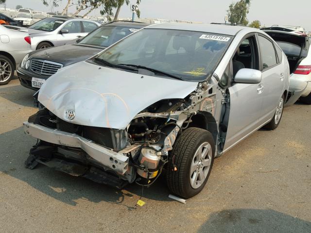 JTDKB20U677606132 - 2007 TOYOTA PRIUS SILVER photo 2