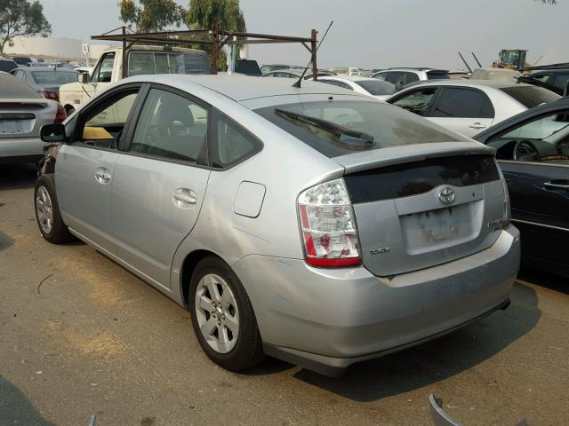 JTDKB20U677606132 - 2007 TOYOTA PRIUS SILVER photo 3