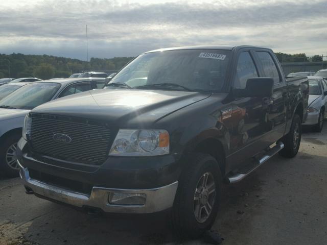 1FTPW14555FB43345 - 2005 FORD F150 SUPER BLACK photo 2