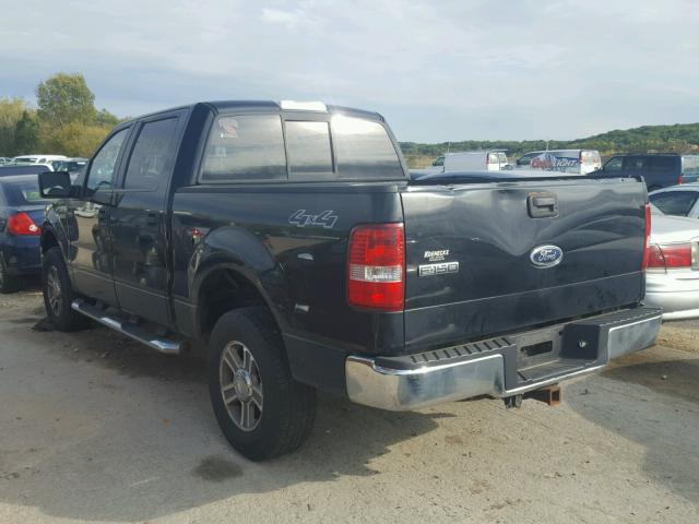 1FTPW14555FB43345 - 2005 FORD F150 SUPER BLACK photo 3