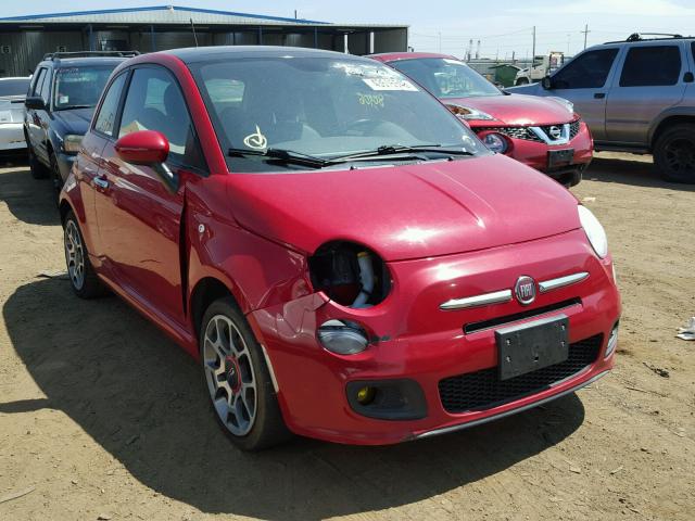 3C3CFFBR3CT174666 - 2012 FIAT 500 SPORT RED photo 1