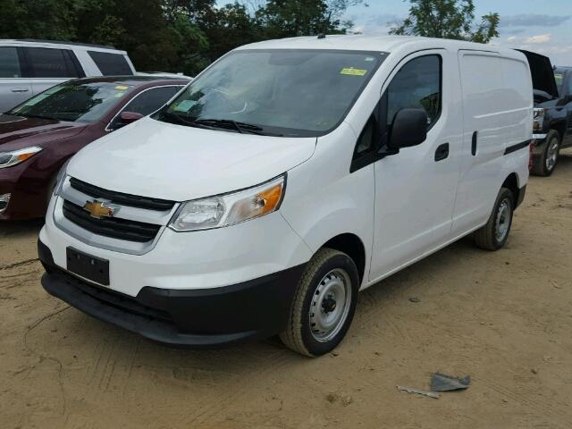 3N63M0ZN6HK706794 - 2017 CHEVROLET CITY EXPRE WHITE photo 2