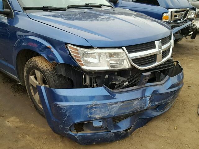 3D4GG57V29T591640 - 2009 DODGE JOURNEY SX BLUE photo 9