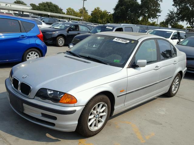 WBAAM3334XFP63658 - 1999 BMW 323I AUTOM GRAY photo 2