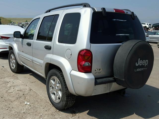 1J8GL58K33W562400 - 2003 JEEP LIBERTY LI SILVER photo 3