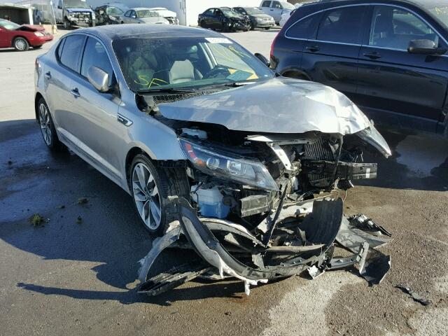 5XXGR4A60EG306944 - 2014 KIA OPTIMA SX SILVER photo 1