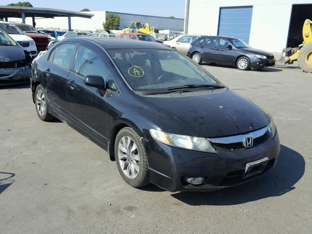 2HGFA16919H337676 - 2009 HONDA CIVIC EXL 黑色 照片 1