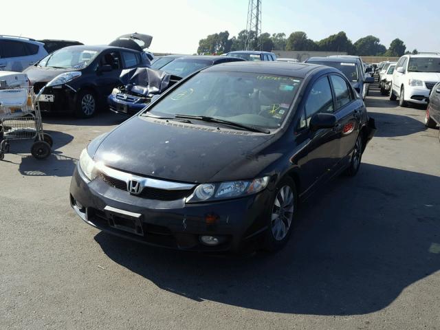 2HGFA16919H337676 - 2009 HONDA CIVIC EXL 黑色 照片 2
