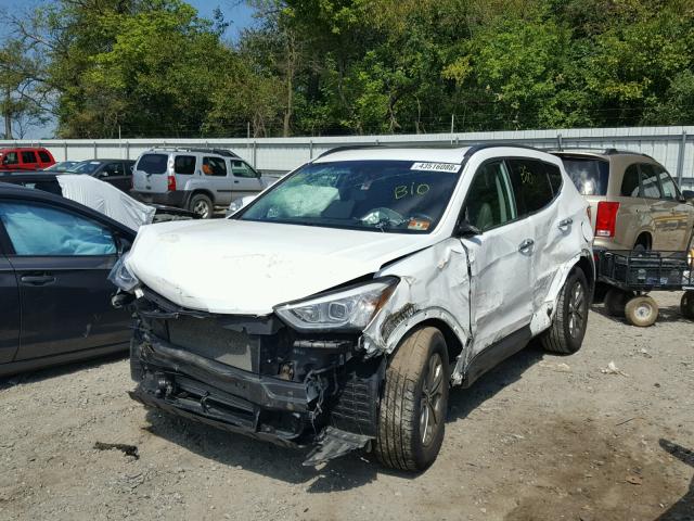 5XYZUDLB4DG084551 - 2013 HYUNDAI SANTA FE S WHITE photo 2