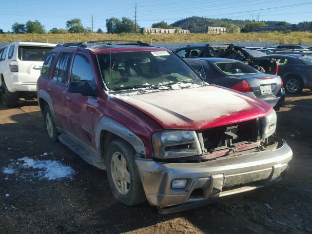 1GNDT13S532330244 - 2003 CHEVROLET TRAILBLAZE MAROON photo 1