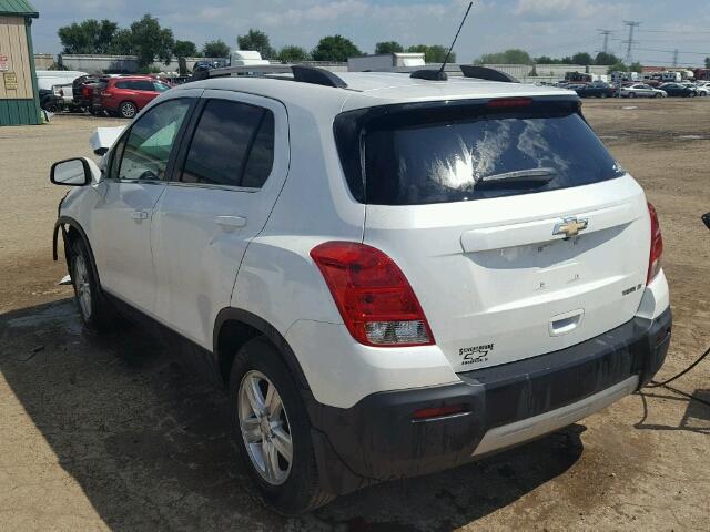 KL7CJLSB7FB179111 - 2015 CHEVROLET TRAX 1LT BEIGE photo 3