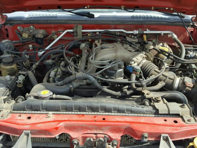 1N6ED26Y7XC303446 - 1999 NISSAN FRONTIER K RED photo 7