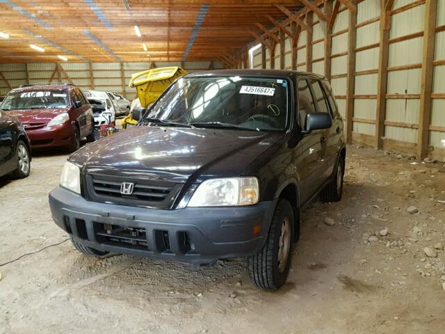 JHLRD1845XC808882 - 1999 HONDA CR-V LX BLACK photo 2