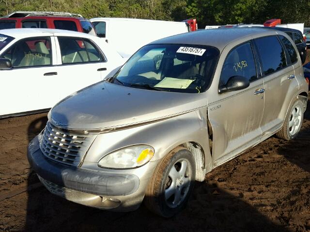 3C4FY58BX2T217258 - 2002 CHRYSLER PT CRUISER BEIGE photo 2