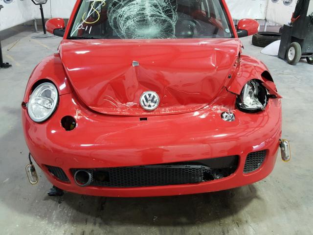 3VWFE31C04M405345 - 2004 VOLKSWAGEN NEW BEETLE RED photo 7