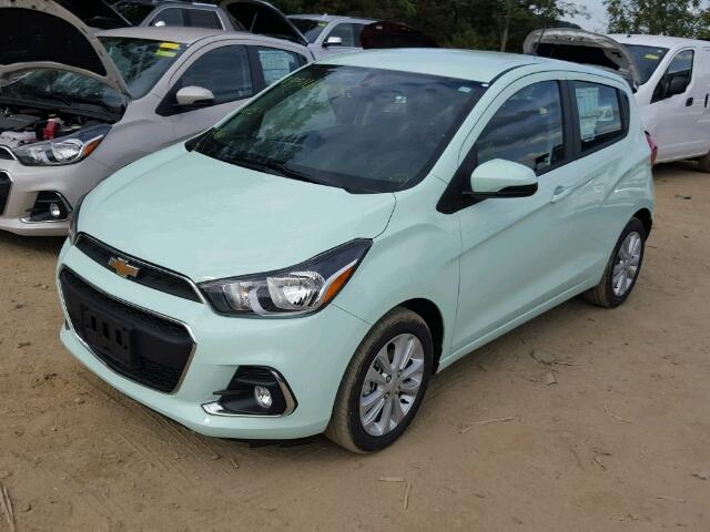 KL8CD6SA8HC758570 - 2017 CHEVROLET SPARK 1LT GREEN photo 2