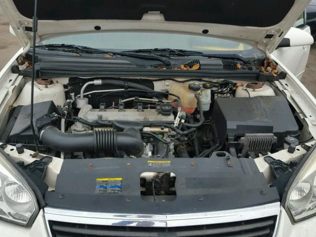 1G1ZT58F27F305231 - 2007 CHEVROLET MALIBU LT WHITE photo 7