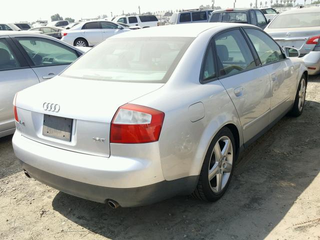 WAUJC68E53A277804 - 2003 AUDI A4 1.8T SILVER photo 4