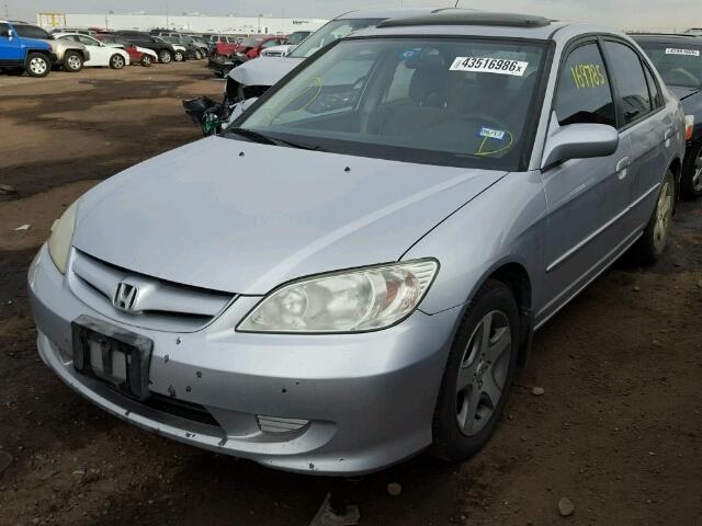 2HGES26874H571836 - 2004 HONDA CIVIC SILVER photo 2