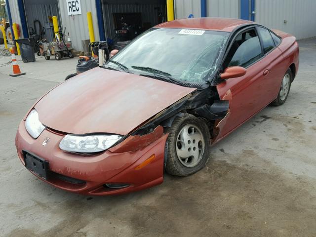 1G8ZY12712Z149588 - 2002 SATURN SC2 ORANGE photo 2