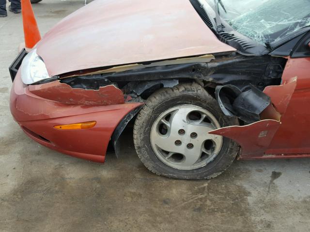 1G8ZY12712Z149588 - 2002 SATURN SC2 ORANGE photo 9