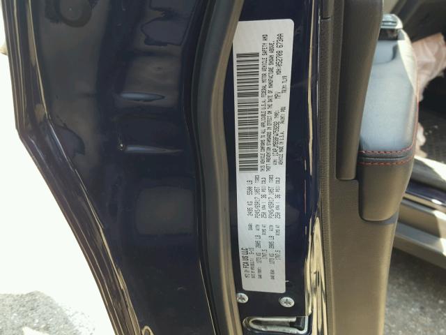 1C4PJMBS8FW759292 - 2015 JEEP CHEROKEE T BLUE photo 10