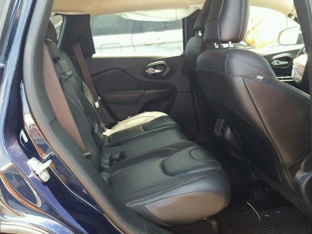 1C4PJMBS8FW759292 - 2015 JEEP CHEROKEE T BLUE photo 6