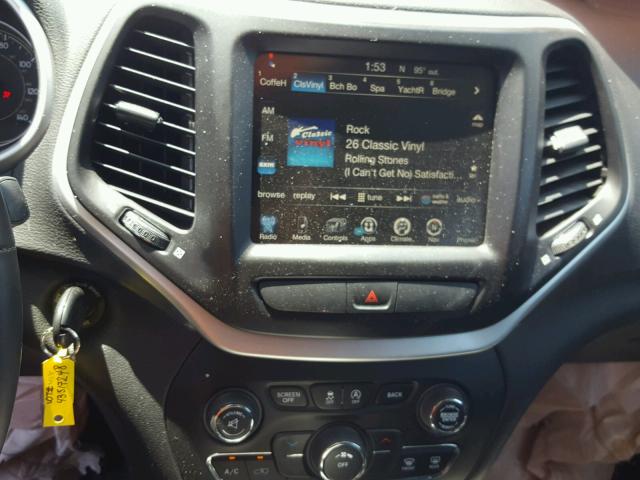 1C4PJMBS8FW759292 - 2015 JEEP CHEROKEE T BLUE photo 9