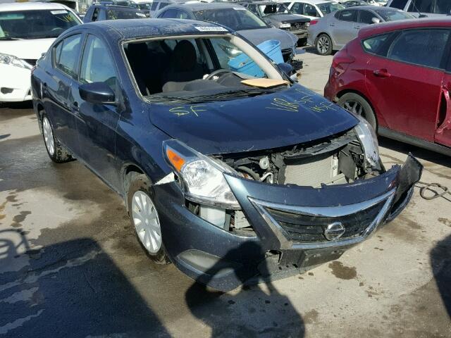 3N1CN7AP2GL870092 - 2016 NISSAN VERSA BLUE photo 1