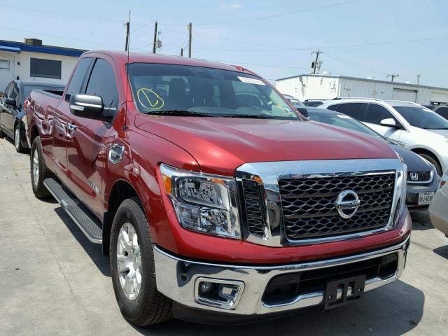 1N6AA1C69HN575474 - 2017 NISSAN TITAN SV RED photo 1