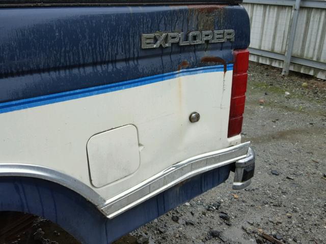 1FTHX2614GKA41398 - 1986 FORD F250 BLUE photo 9