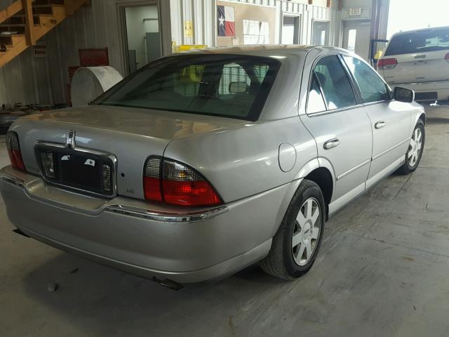 1LNHM86S44Y635949 - 2004 LINCOLN LS ვერცხლისფერი ფოტო 4