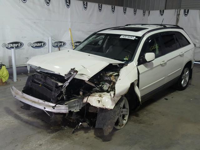 2A8GM68X77R300344 - 2007 CHRYSLER PACIFICA WHITE photo 2