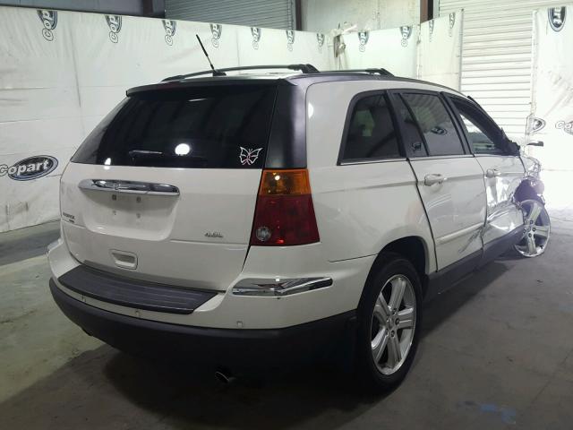 2A8GM68X77R300344 - 2007 CHRYSLER PACIFICA WHITE photo 4