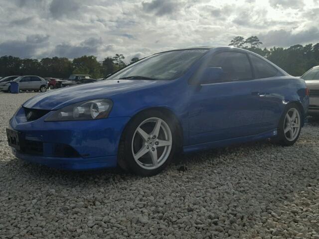 JH4DC53056S004848 - 2006 ACURA RSX TYPE-S BLUE photo 2