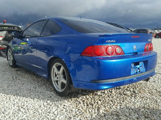 JH4DC53056S004848 - 2006 ACURA RSX TYPE-S BLUE photo 3