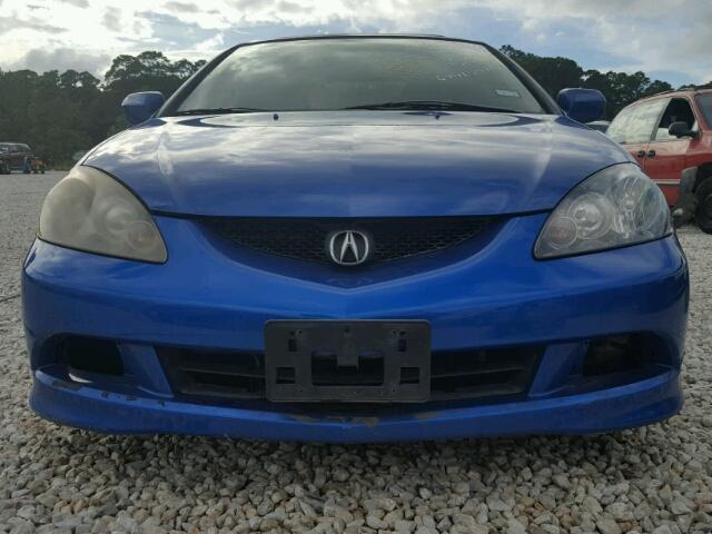 JH4DC53056S004848 - 2006 ACURA RSX TYPE-S BLUE photo 9