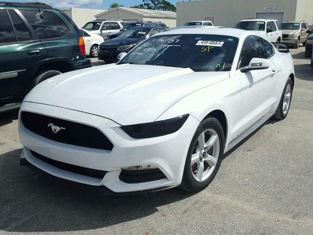 1FA6P8AM3G5283440 - 2016 FORD MUSTANG WHITE photo 2