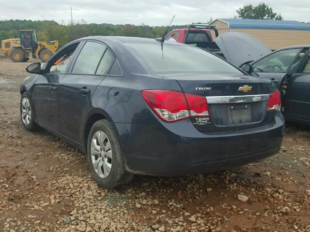 1G1PA5SH6E7486784 - 2014 CHEVROLET CRUZE LS BLUE photo 3