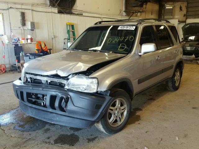 JHLRD18651C024470 - 2001 HONDA CR-V EX ვერცხლისფერი ფოტო 2