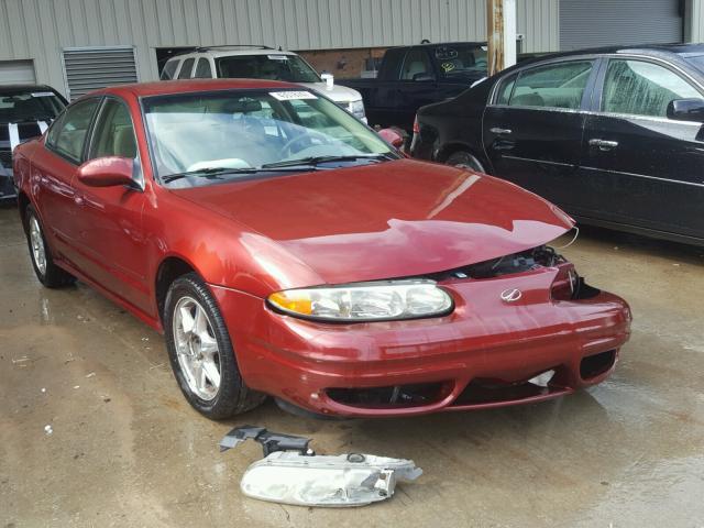 1G3NF52E11C205868 - 2001 OLDSMOBILE ALERO GLS 勃艮第红 照片 1