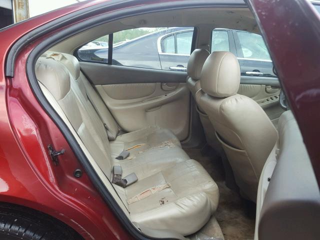 1G3NF52E11C205868 - 2001 OLDSMOBILE ALERO GLS 勃艮第红 照片 6