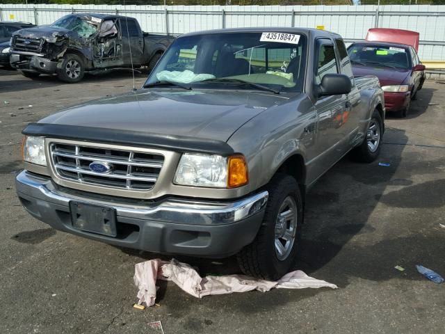 1FTYR44V53PB13749 - 2003 FORD RANGER TAN photo 2