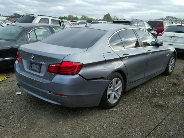 WBAXG5C58CDX03502 - 2012 BMW 528 I GRAY photo 4