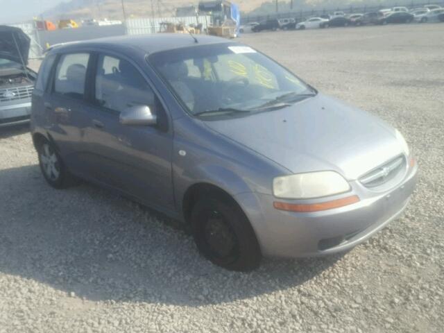 KL1TD66616B657264 - 2006 CHEVROLET AVEO BASE Сұр фото 1