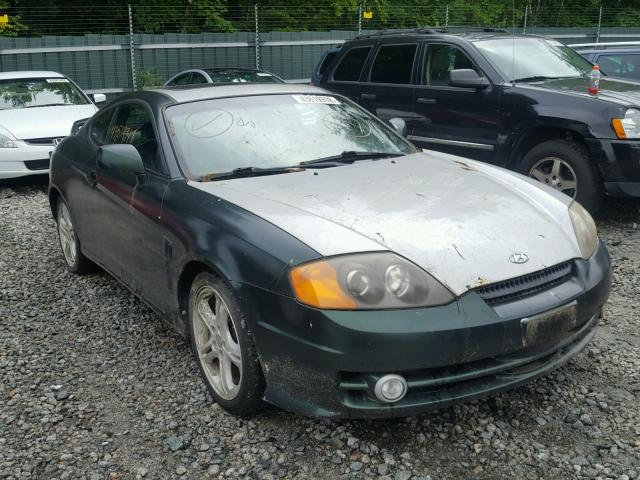 KMHHN65F53U096379 - 2003 HYUNDAI TIBURON GT GREEN photo 1