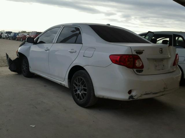 1NXBU40E99Z123801 - 2009 TOYOTA COROLLA BA WHITE photo 3