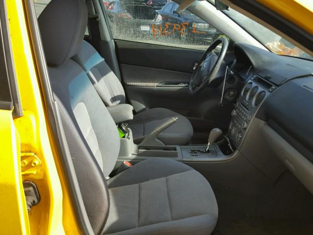 1YVFP80C935M22302 - 2003 MAZDA 6 I YELLOW photo 5