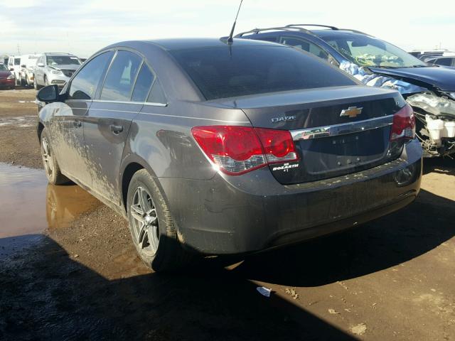 1G1PF5S91B7200877 - 2011 CHEVROLET CRUZE LT CHARCOAL photo 3