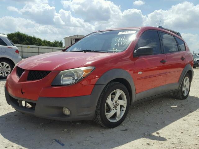 5Y2SL62863Z411912 - 2003 PONTIAC VIBE RED photo 2